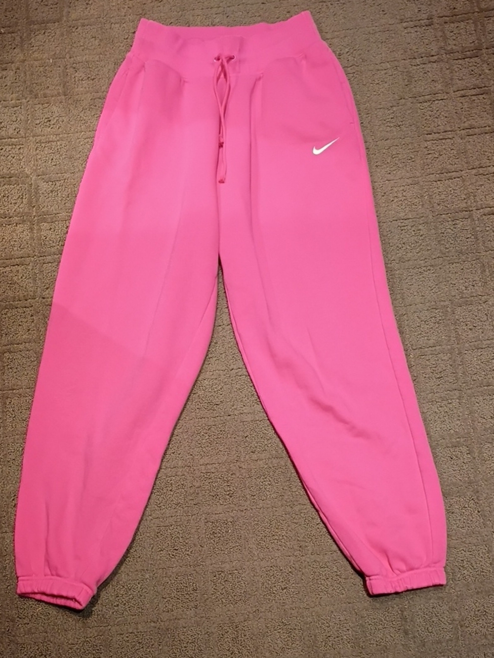Nike Women's Tall Medium Hot Pink Jogger Sweatpants